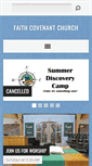 Mobile Screenshot of faithecc.org