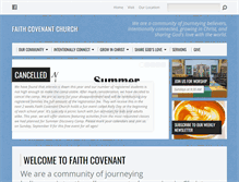 Tablet Screenshot of faithecc.org
